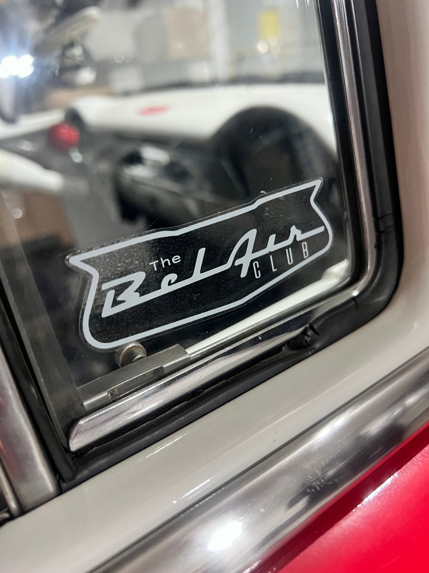 Bel Air Club Sticker- Clear