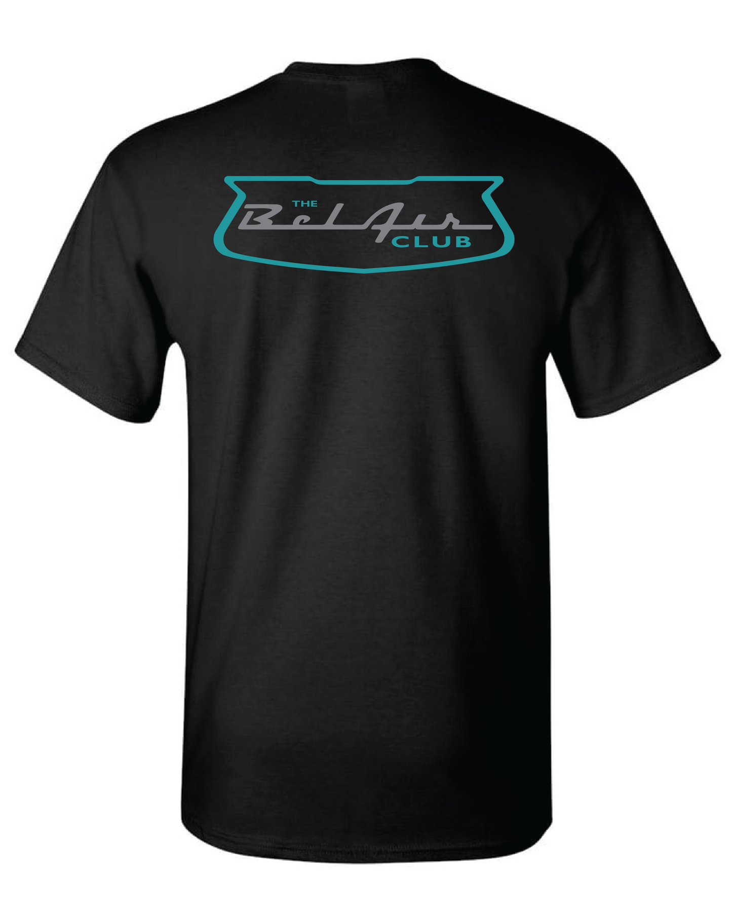 Bel Air Club- Turquoise & Gray Logo