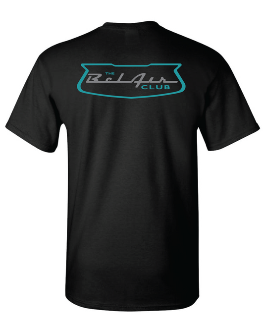 Bel Air Club- Turquoise & Gray Logo