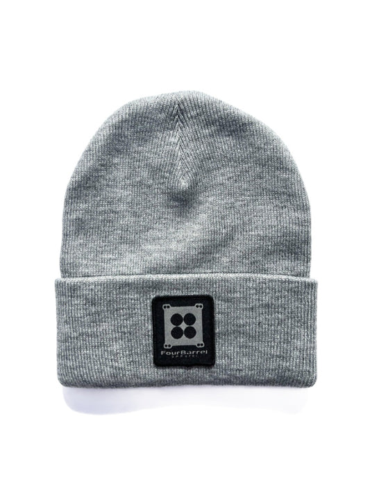 Four Barrel Gasket Beanie- Heather Gray