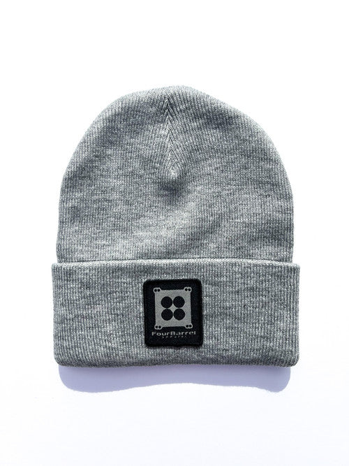 Four Barrel Gasket Beanie- Heather Gray