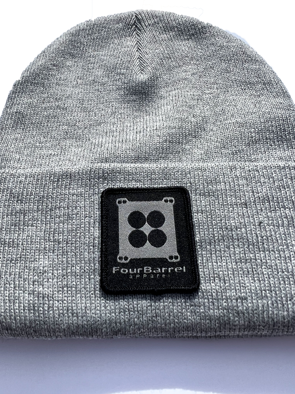 Four Barrel Gasket Beanie- Heather Gray