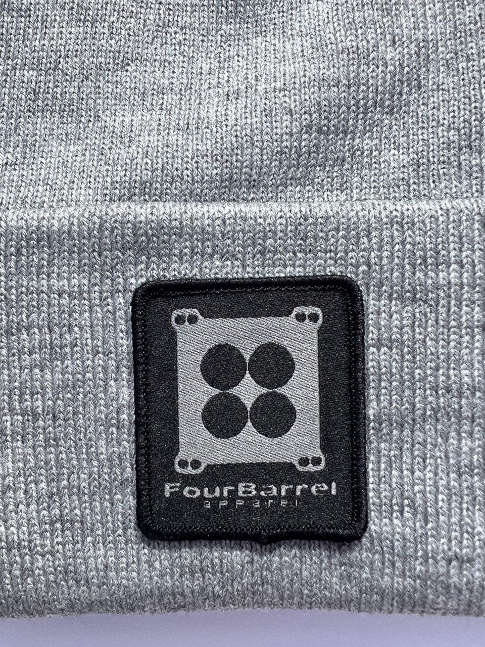 Four Barrel Gasket Beanie- Heather Gray