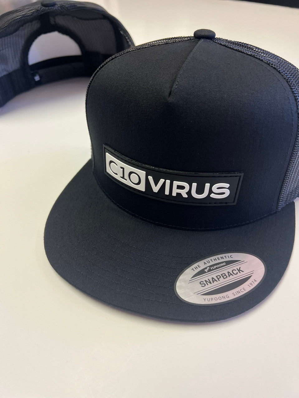 C10 Virus Black  Patch (Trucker)