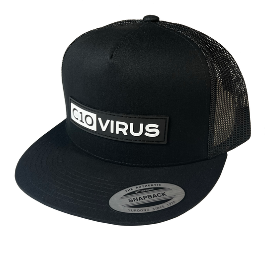 C10 Virus Black  Patch (Trucker)