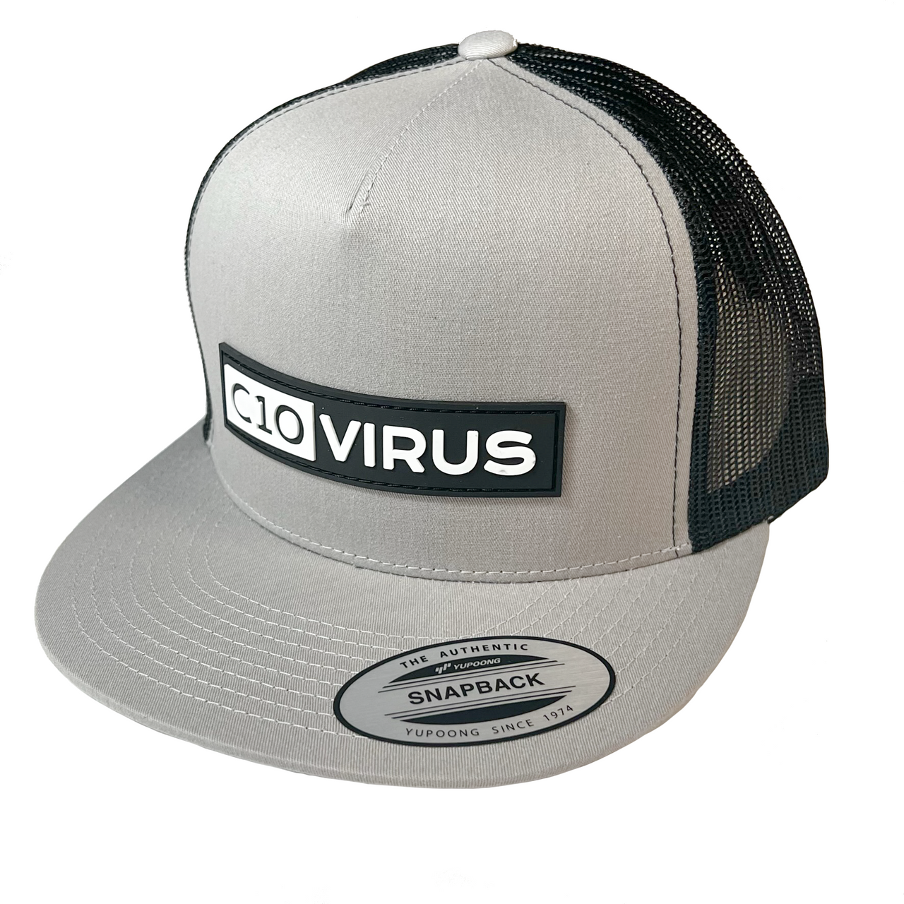 C10 Virus Black Patch (Gray Front Snapback)