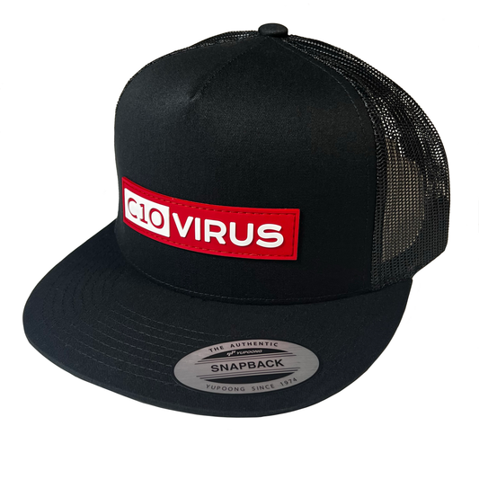 C10 Virus Red Patch (Black Trucker)