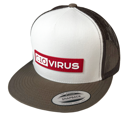 C10 Virus Red Patch (Brown/White)