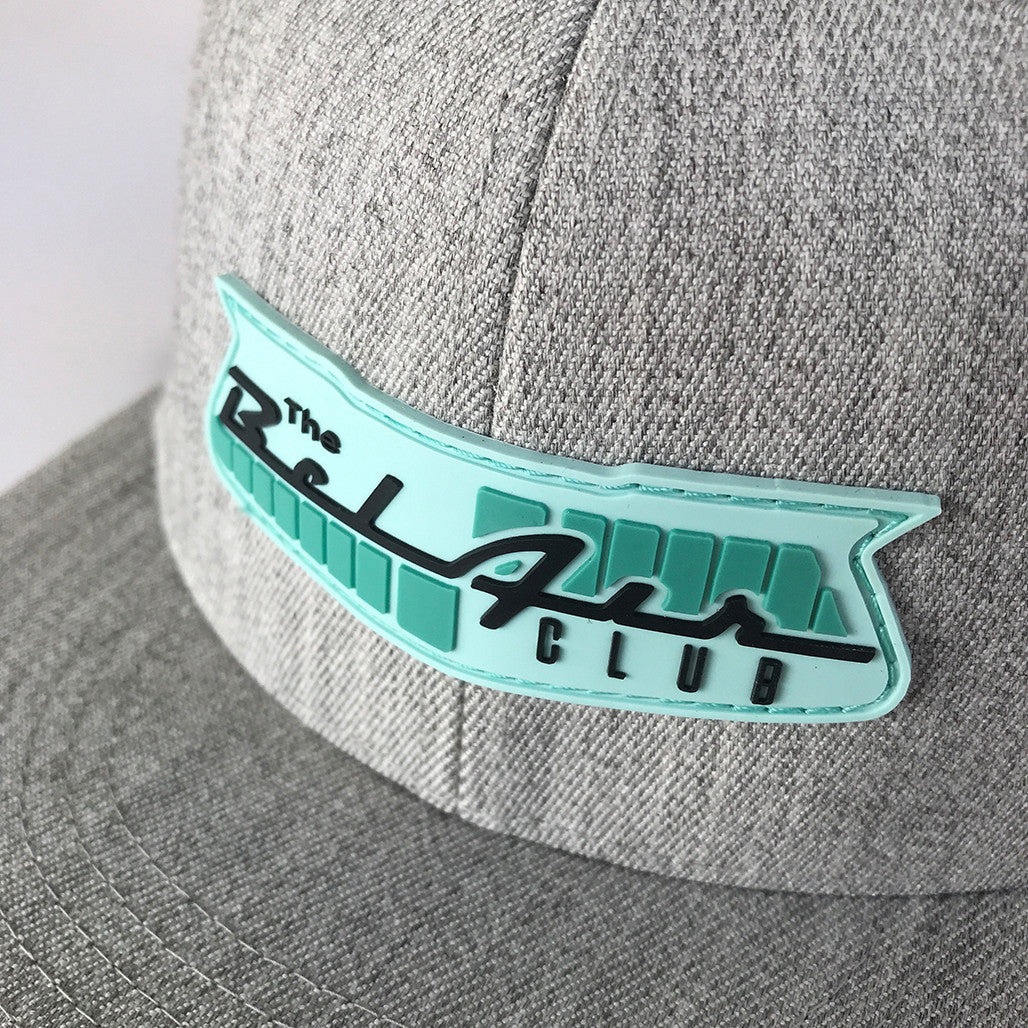 Bel Air Club Hat - (Sea Mist/Neptune Green on Heather Grey)