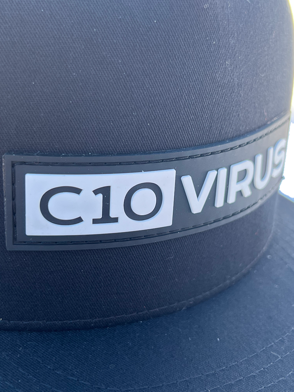 C10 Virus Black  Patch (Trucker)