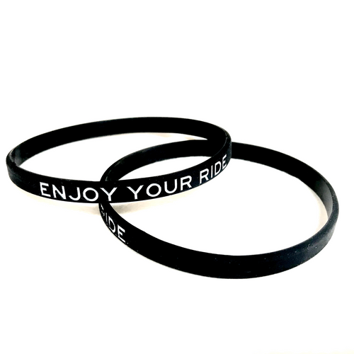 "ENJOY YOUR RIDE" wristband